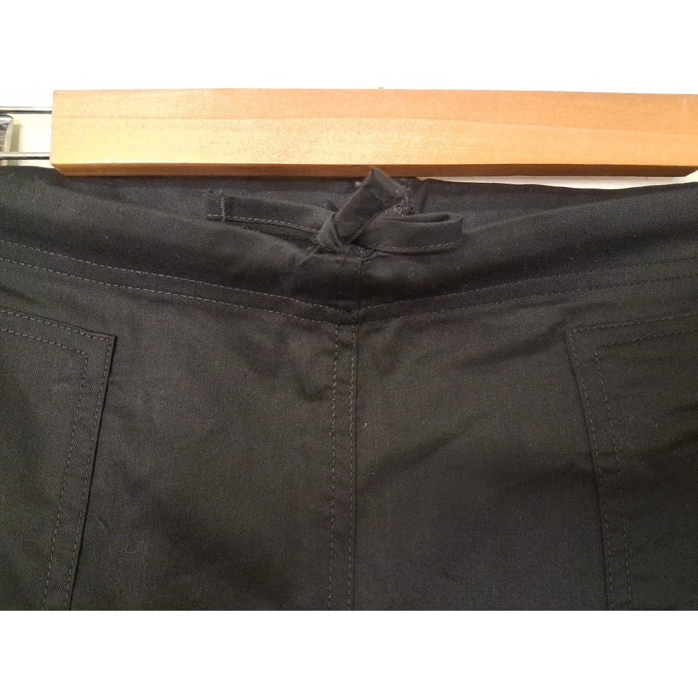 Dickies Black Scrub Pants Cargo Drawstring Large Straight Leg Pockets NEW (3) - Picture 6 of 7